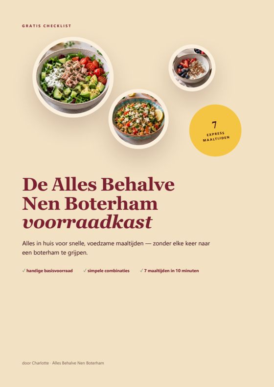 Voorpagina van de checklist
