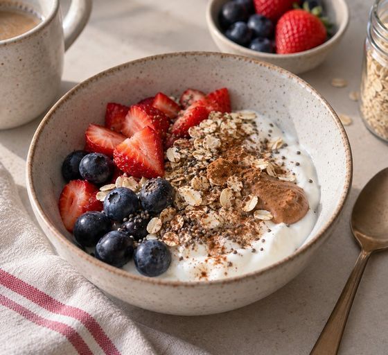Yoghurtbowl met fruit