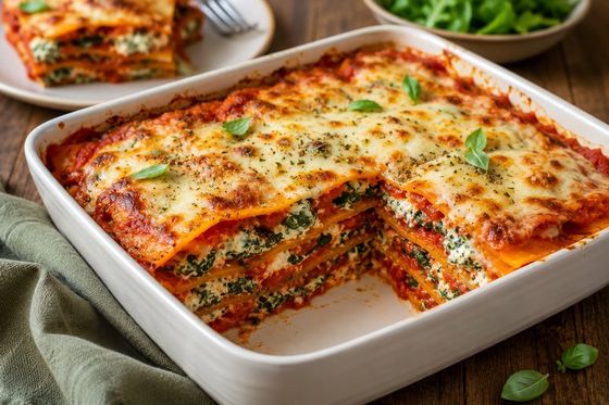 Veggie pompoenlasagne